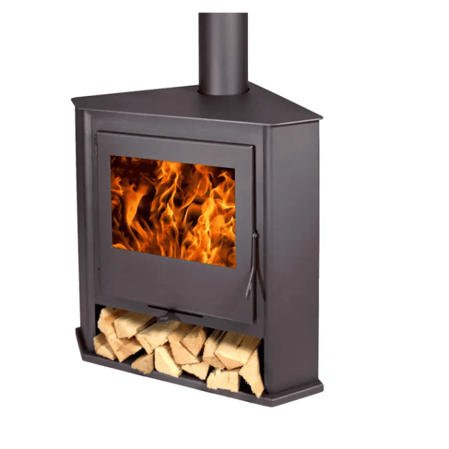 Estufa de leña de rincón modelo R6