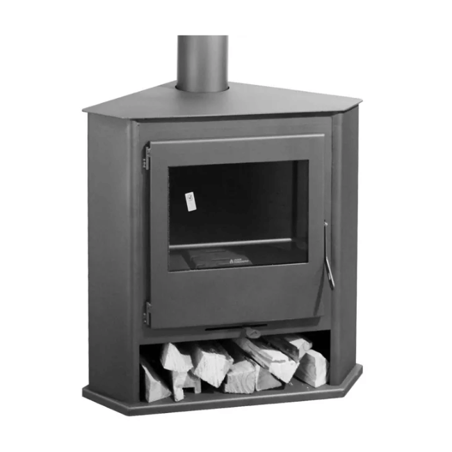 Estufa de leña de rincón R6