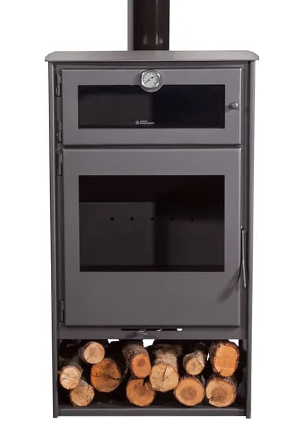 Estufa de leña modelo NICE negro