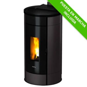 Estufa de pellet FREEPOINT Globe Antracita 10,5 kw