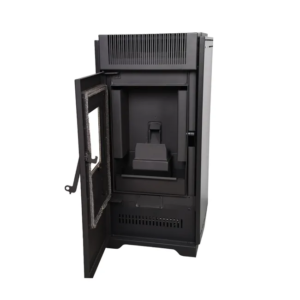 Estufa de pellets de aire Anita 10 kW Sannover Burdeos + Kit de conexión