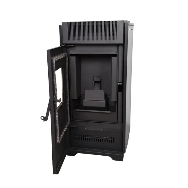 Estufa de pellets de aire Anita 10 kW Sannover Burdeos + Kit de conexión